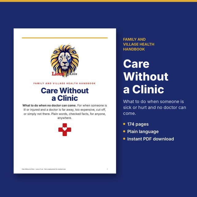 Care without a Clinic handbook cover